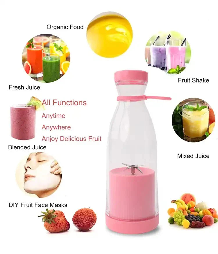 Mini Portable Blender Electric Fruit Juicer Mixers