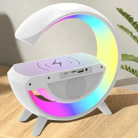 Multi-Functional LED Clock Display Speaker & G Lamp – The Ultimate 3-in-1 Smart Gadget