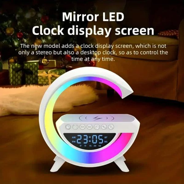 Multi-Functional LED Clock Display Speaker & G Lamp – The Ultimate 3-in-1 Smart Gadget