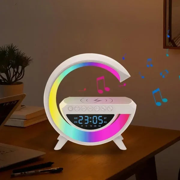 Multi-Functional LED Clock Display Speaker & G Lamp – The Ultimate 3-in-1 Smart Gadget